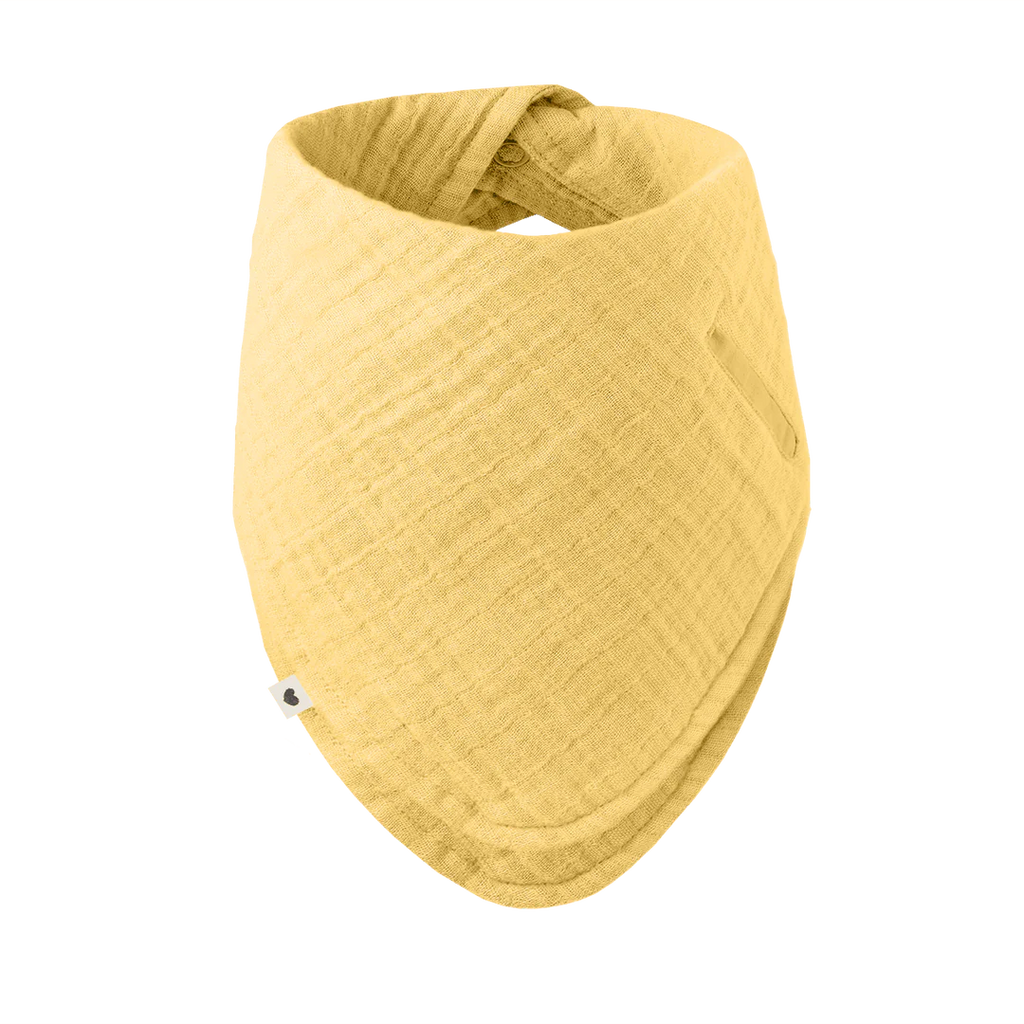BIBS Bandana Bib - Pale Butter flatlay