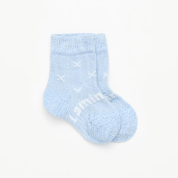 LAMINGTON Merino Wool Baby Crew Socks - Beau