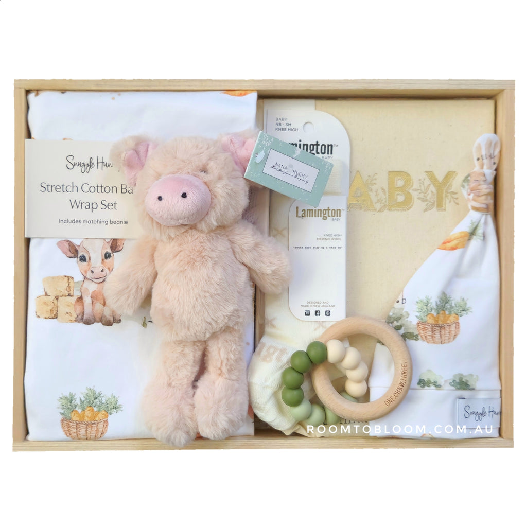ROOM TO BLOOM Old Mac's Farm Baby Gift Hamper