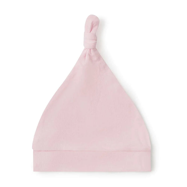 SNUGGLE HUNNY Knotted Beanie - Baby Pink
