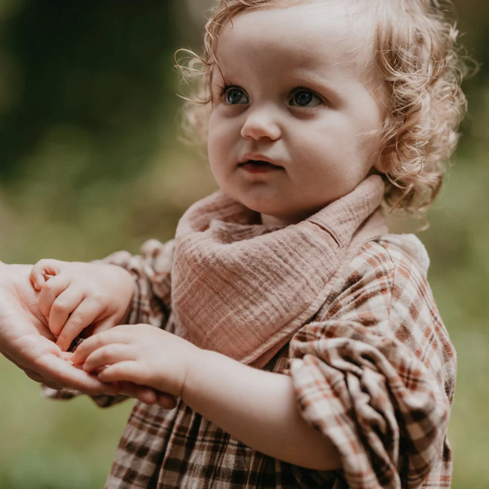 BIBS Bandana Bib - Blush lifestyle