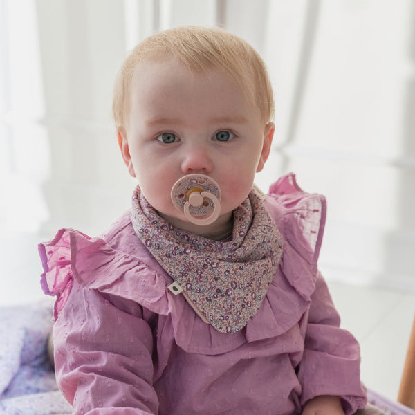 BIBS Bandana x LIBERTY Bib - Eloise/Blush