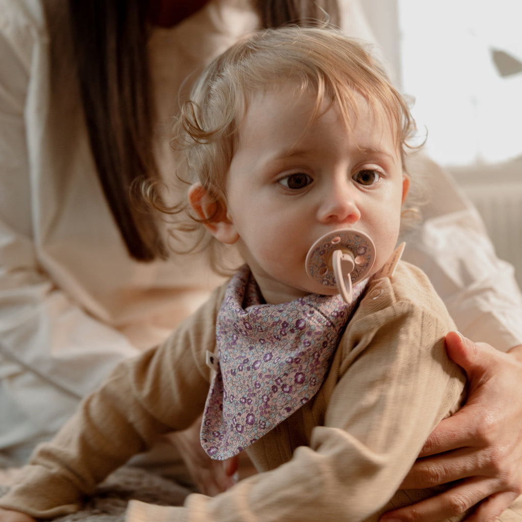 BIBS Bandana x LIBERTY Bib - Eloise/Blush
