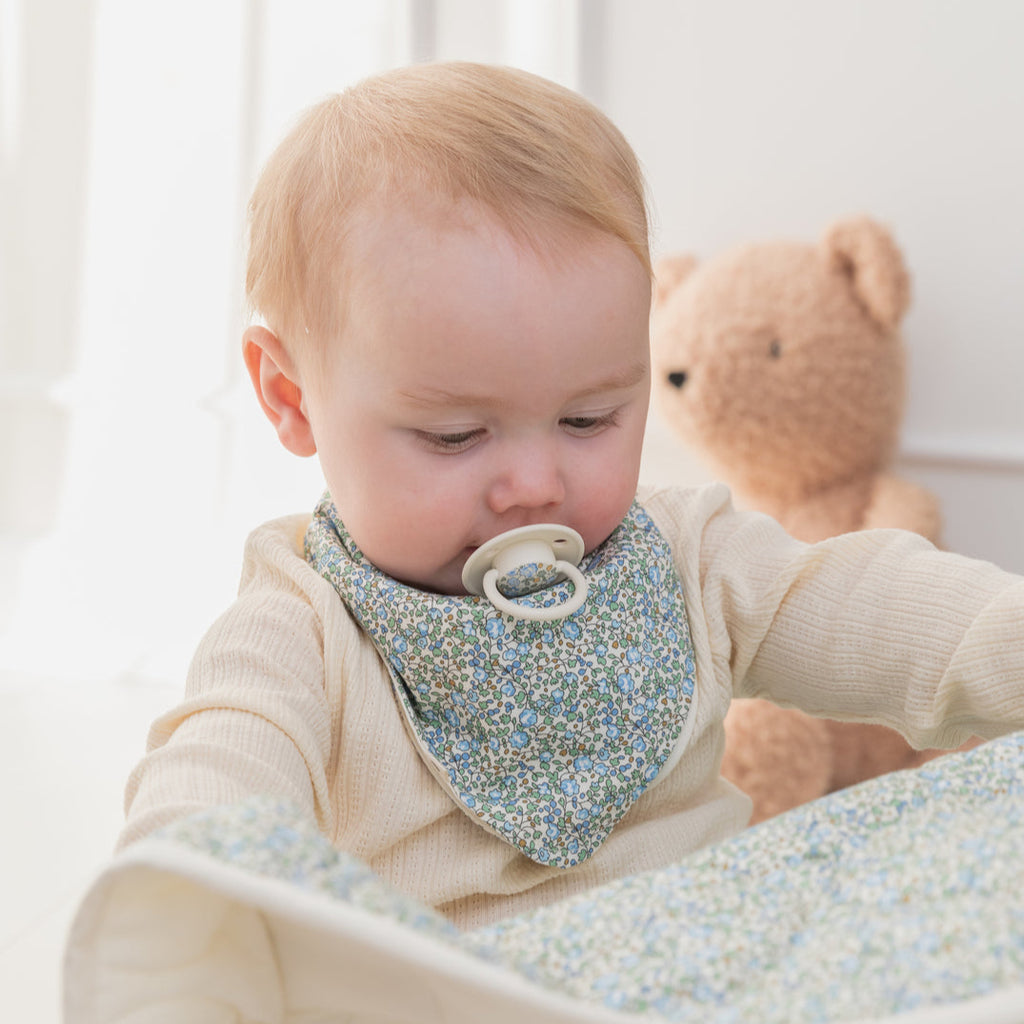 BIBS Bandana x LIBERTY Bib - Eloise Ivory