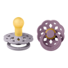 BIBS Boheme Pacifier 2 Pack - Size 1 - Fossil Grey/Mauve