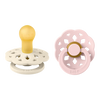 BIBS Boheme Pacifier 2 Pack - Ivory/Blossom