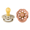 BIBS Boheme Pacifier 2 Pack - Size 1 - Vanilla/Peach