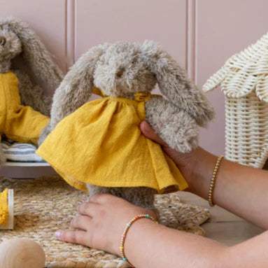 NANA HUCHY Baby Honey Bunny Girl - Mustard