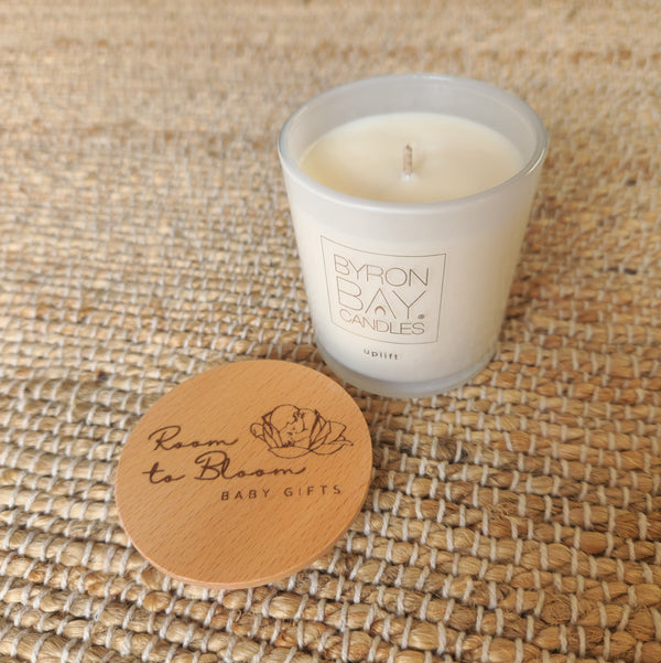 BYRON BAY CANDLES Pure Soy Candle with 100% Pure Essential Oils - Uplift