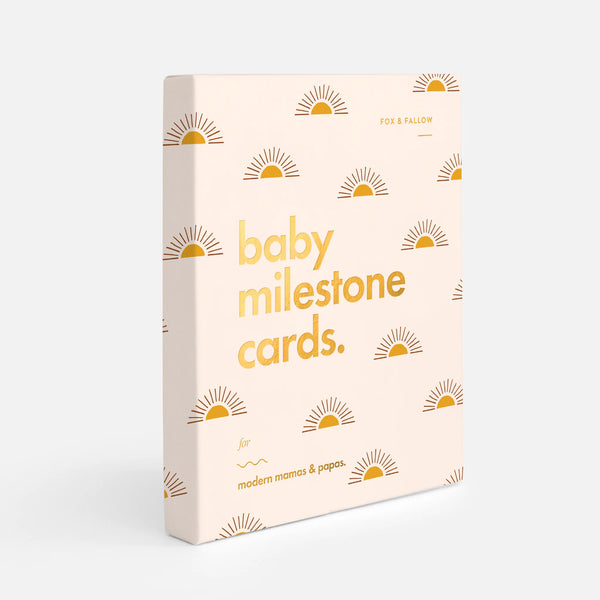 FOX & FALLOW Baby Milestone Cards Boho