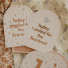 FOX & FALLOW Baby Milestone Cards Broderie