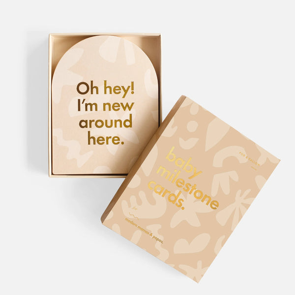 FOX & FALLOW Baby Milestone Cards Helios