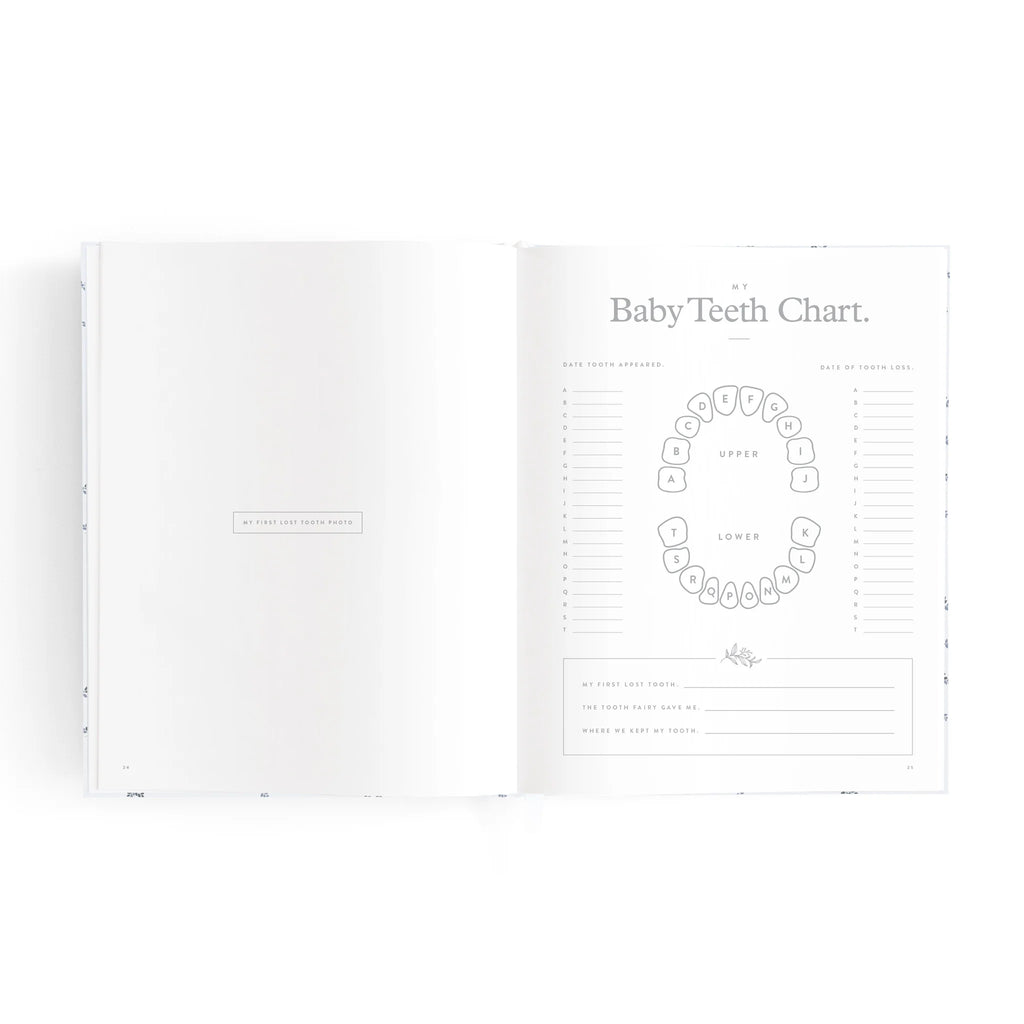 FOX & FALLOW Mini Baby Book Bluebell