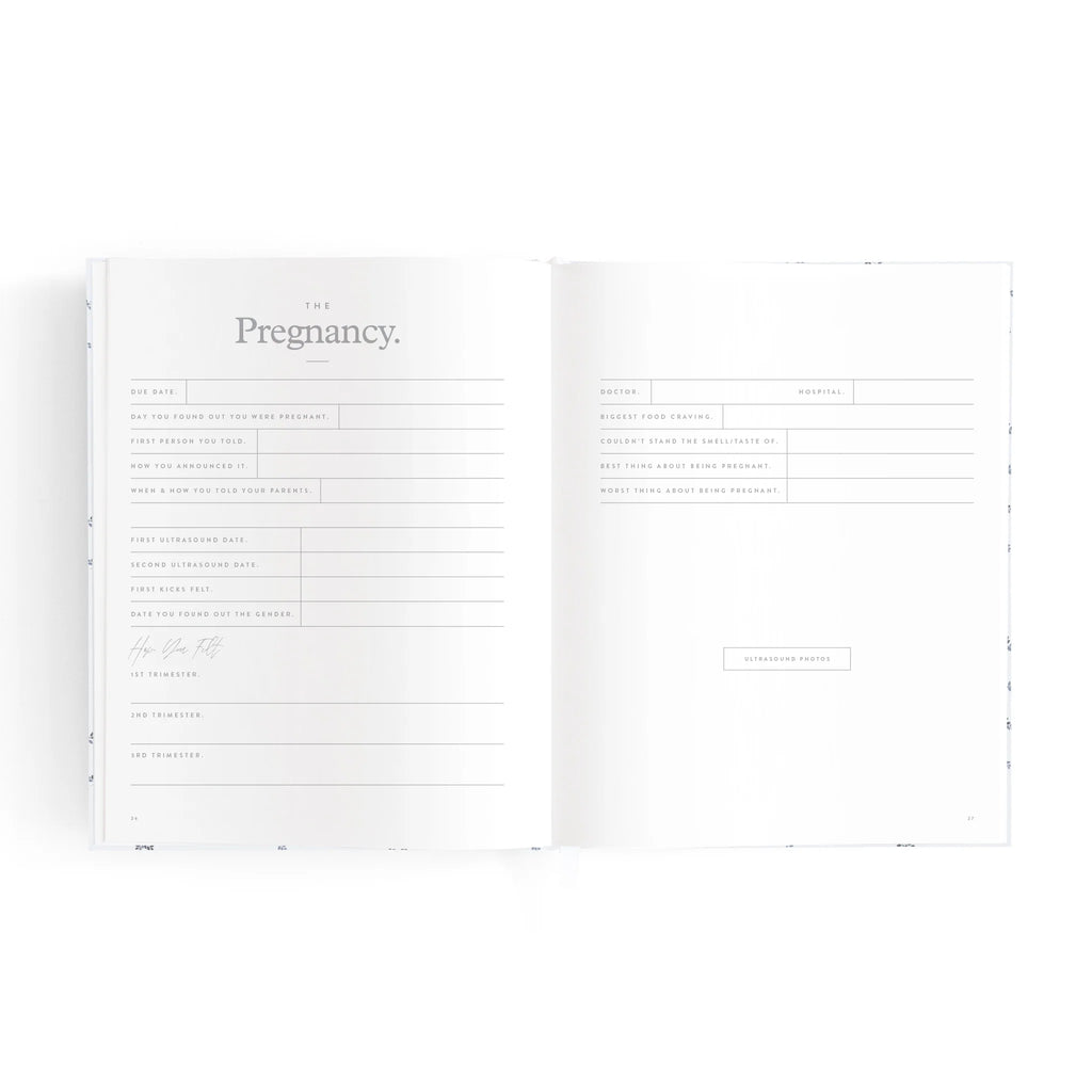 FOX & FALLOW Mini Baby Book Bluebell