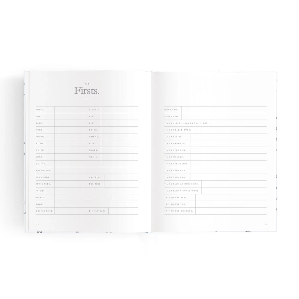FOX & FALLOW Mini Baby Book Bluebell