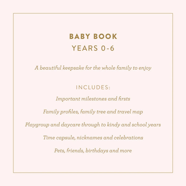 FOX & FALLOW Mini Baby Book Bluebell