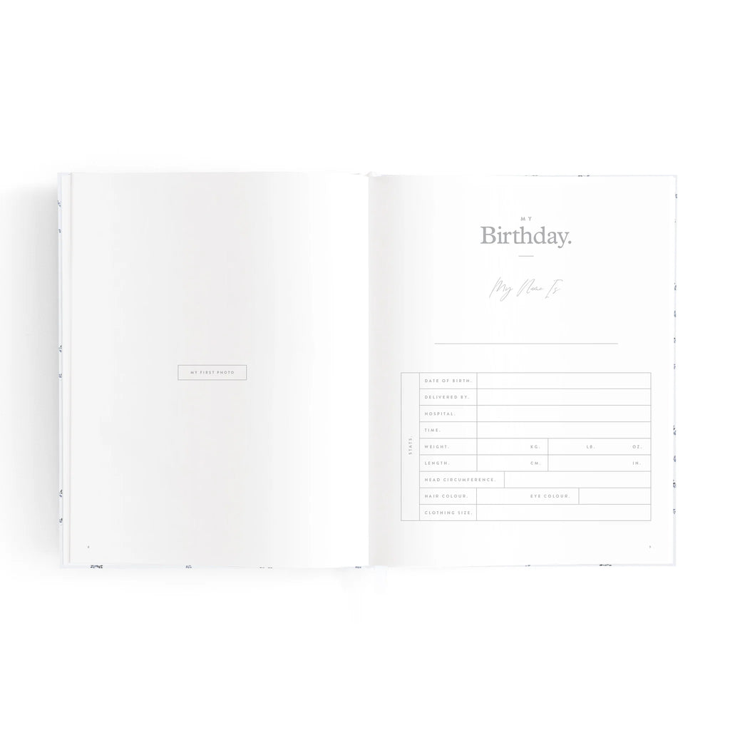 FOX & FALLOW Mini Baby Book Bluebell