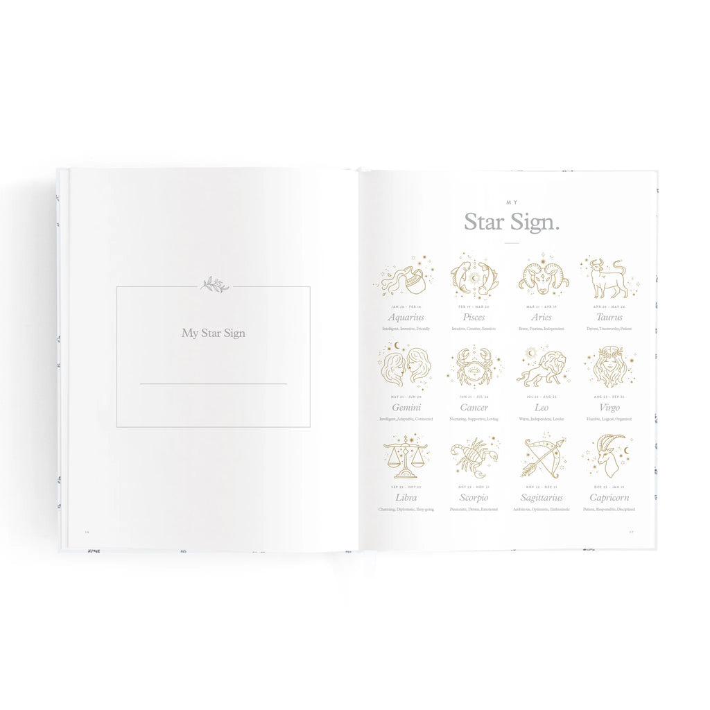 FOX & FALLOW Mini Baby Book Bluebell