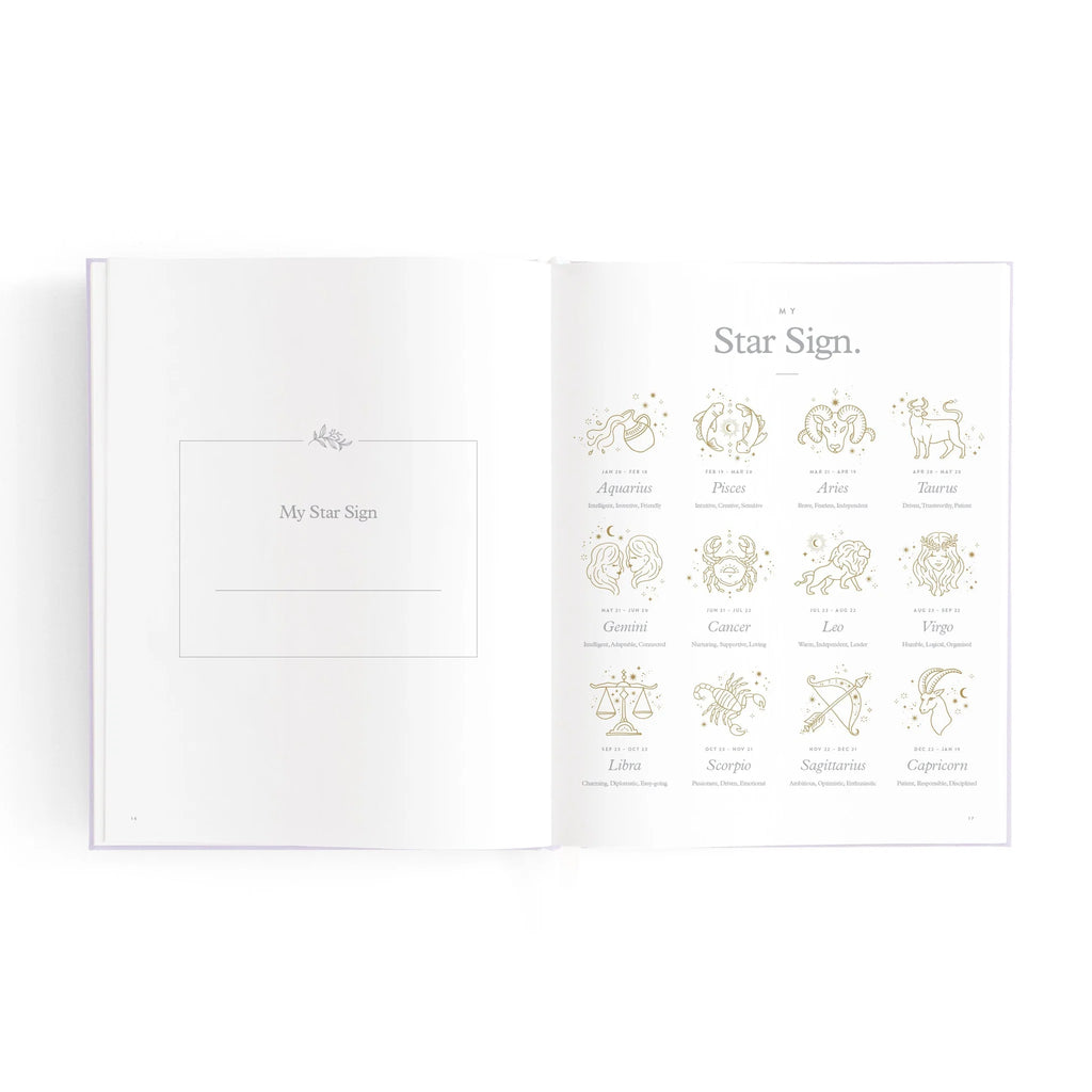 FOX & FALLOW Mini Baby Book Lilac