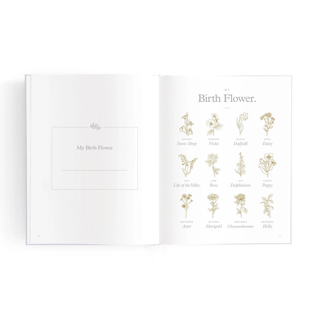 FOX & FALLOW Mini Baby Book Lilac