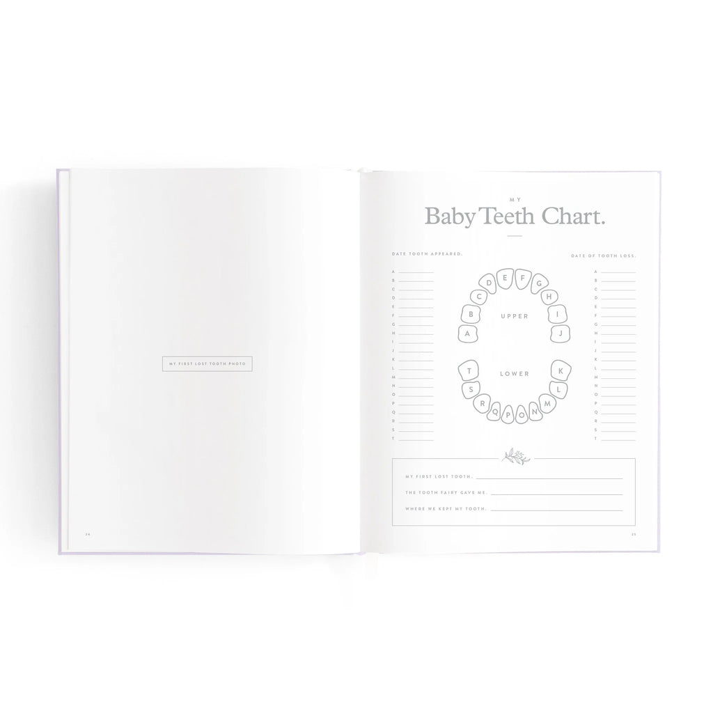 FOX & FALLOW Mini Baby Book Lilac