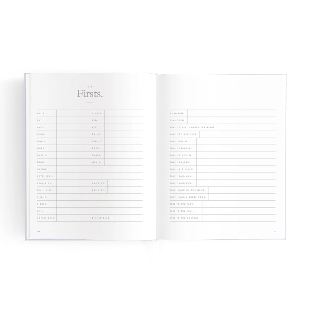 FOX & FALLOW Mini Baby Book Lilac