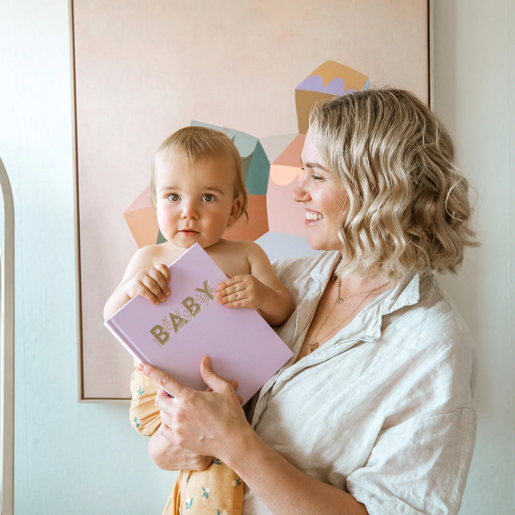 FOX & FALLOW Mini Baby Book Lilac