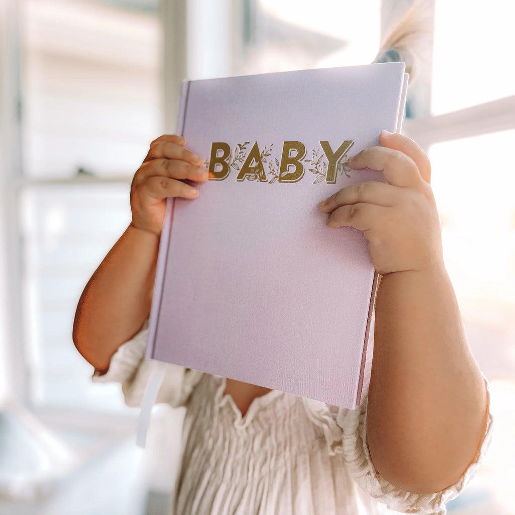 FOX & FALLOW Mini Baby Book Lilac