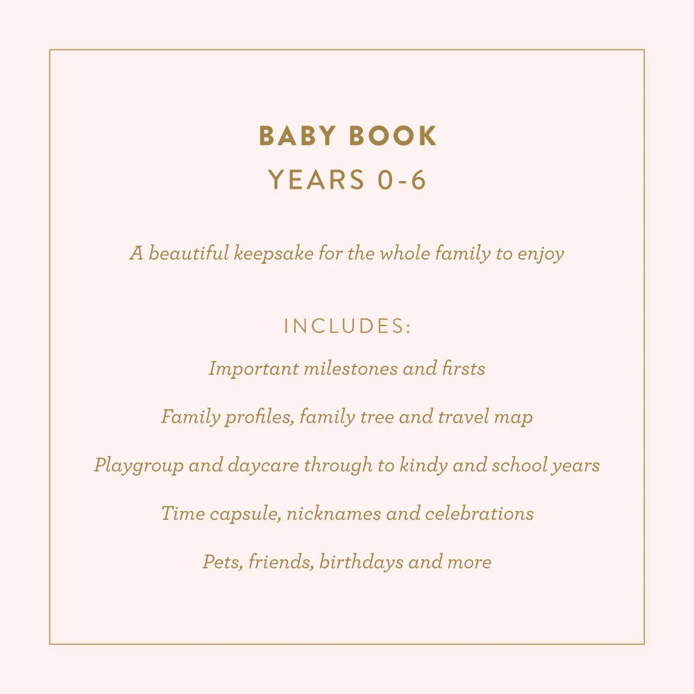 FOX & FALLOW Mini Baby Book Lilac