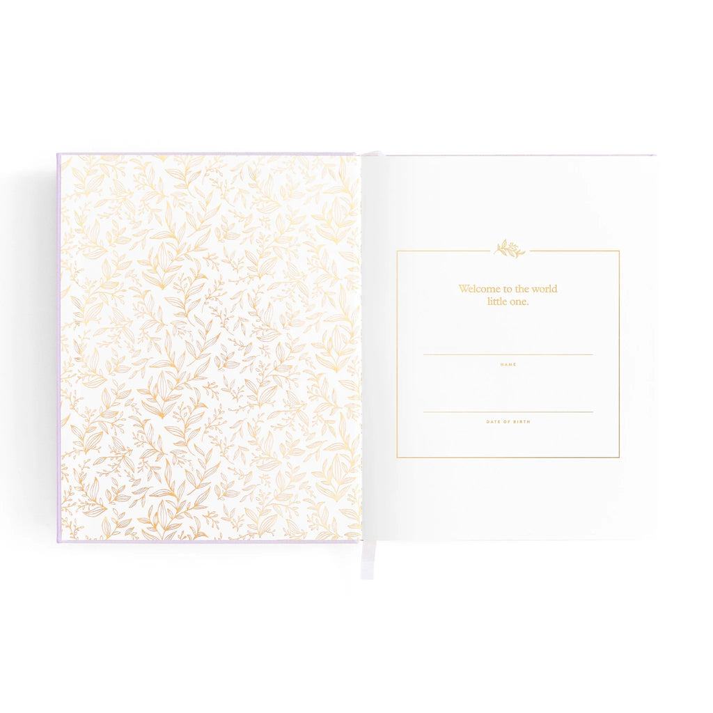 FOX & FALLOW Mini Baby Book Lilac
