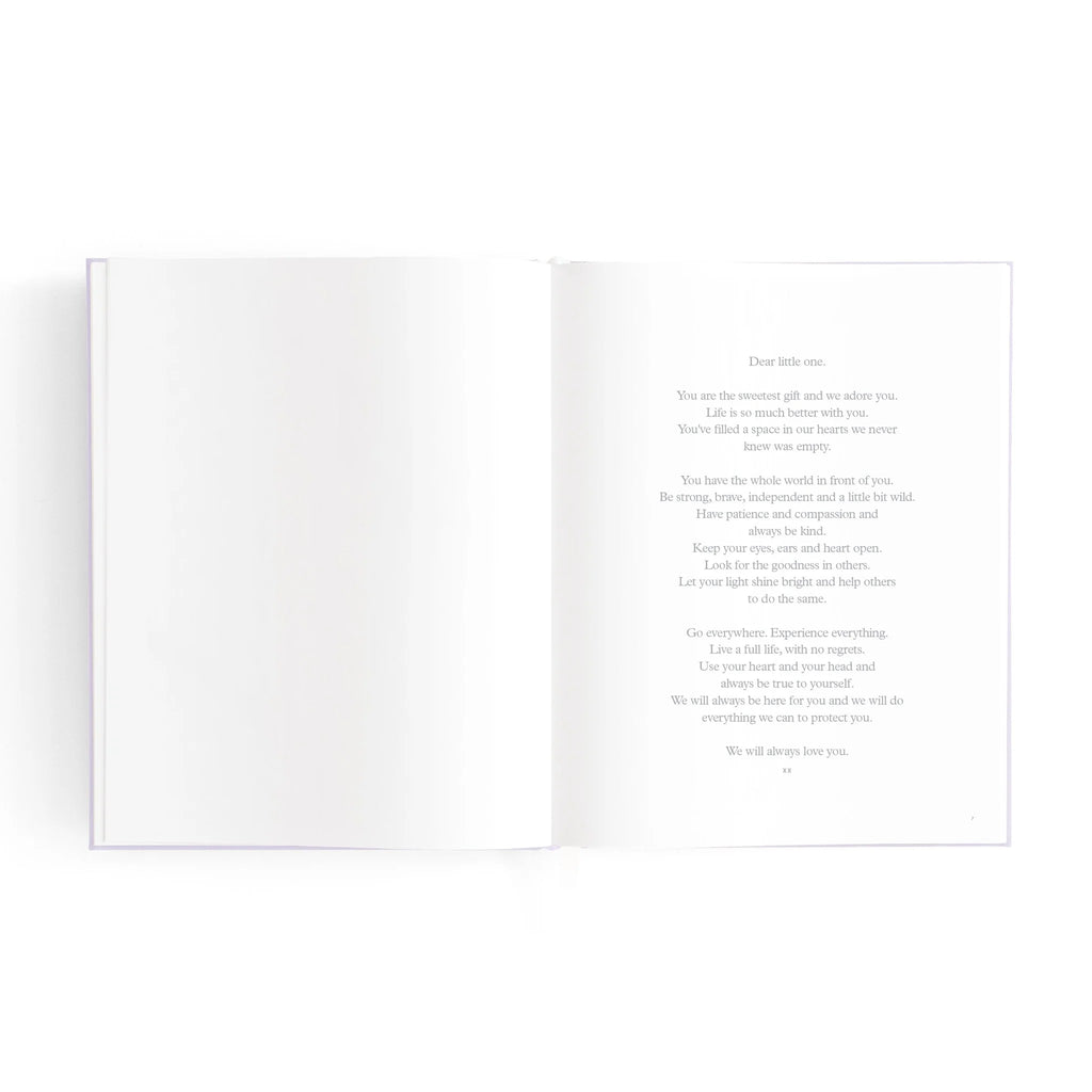 FOX & FALLOW Mini Baby Book Lilac