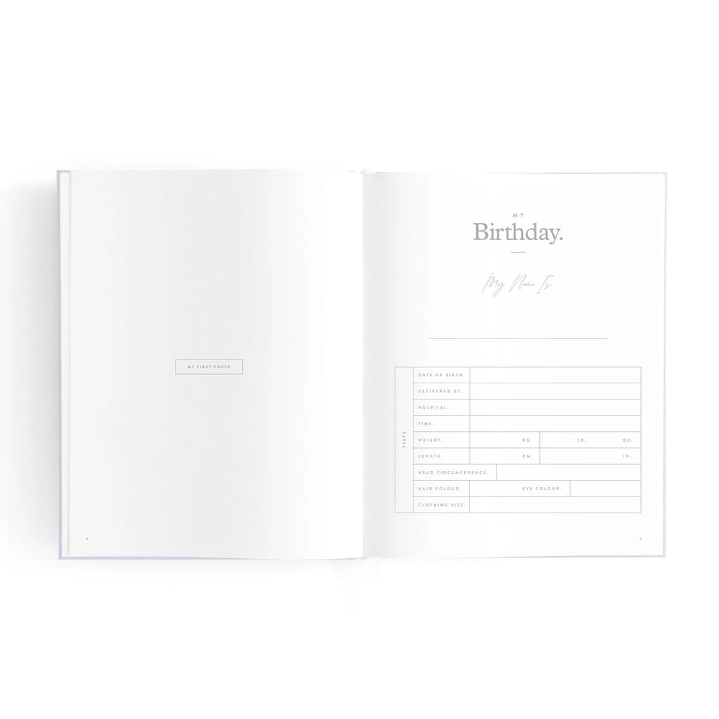 FOX & FALLOW Mini Baby Book Lilac
