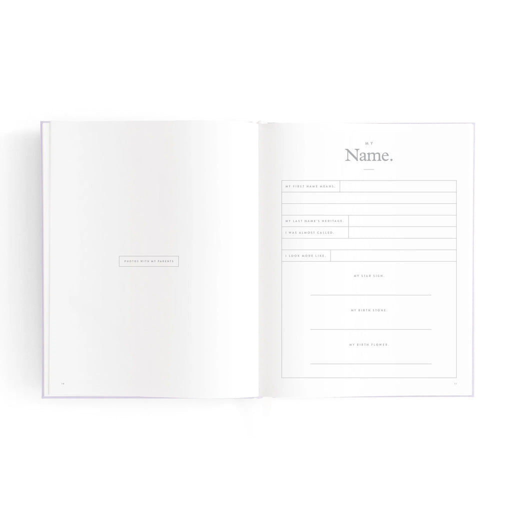 FOX & FALLOW Mini Baby Book Lilac