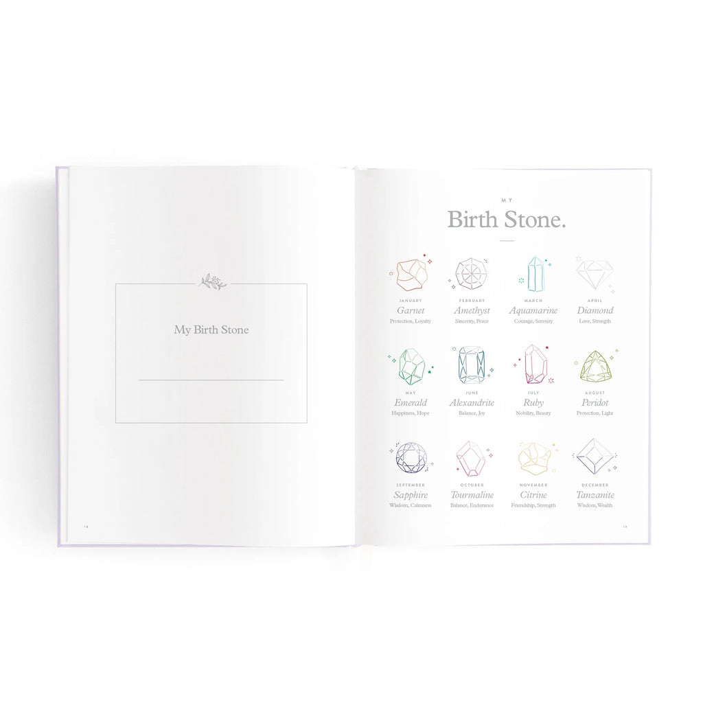 FOX & FALLOW Mini Baby Book Lilac