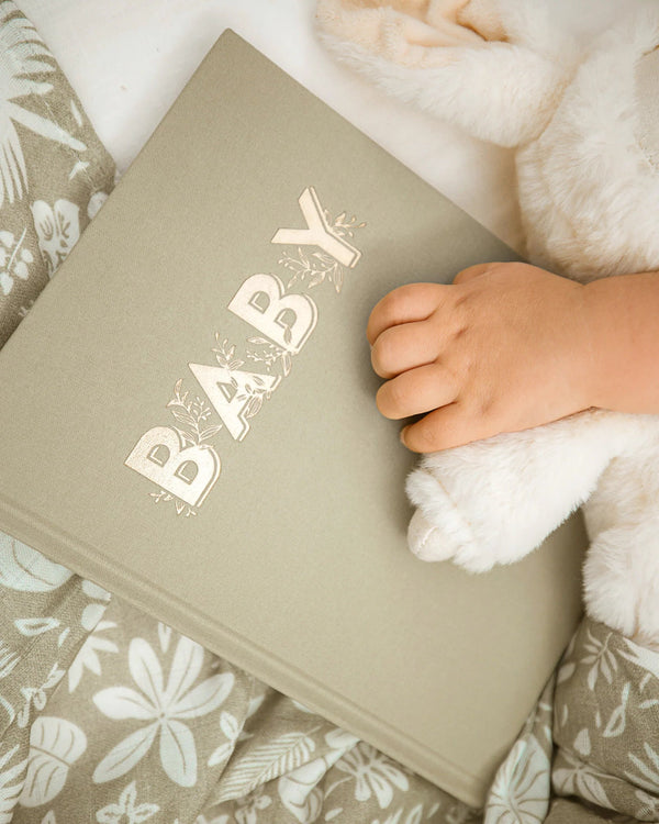 FOX & FALLOW Mini Baby Book Sage