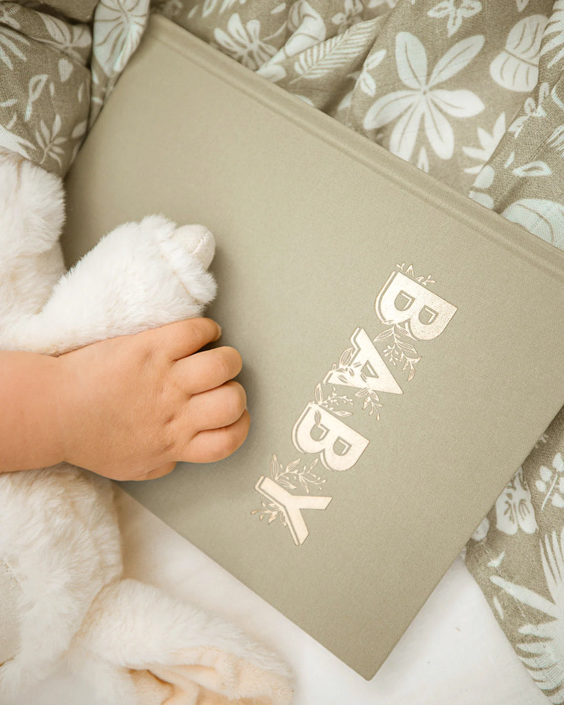 FOX & FALLOW Mini Baby Book Sage