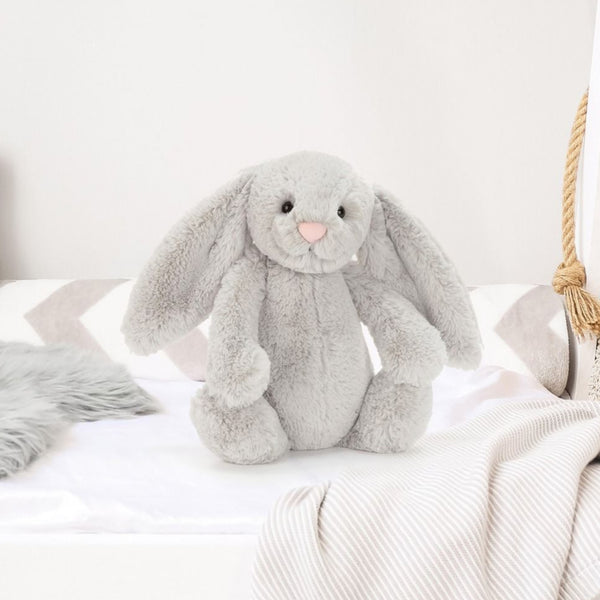 JELLYCAT Bashful Bunny - Silver Medium