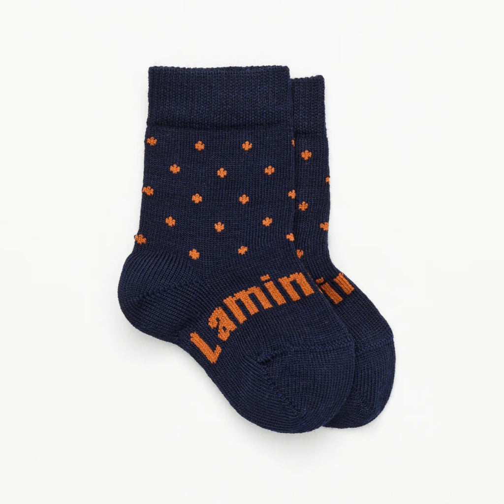 LAMINGTON Merino Wool Baby Crew Socks - Benny