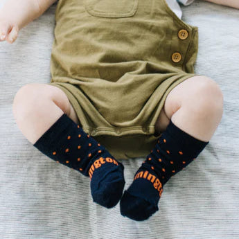 LAMINGTON Merino Wool Baby Crew Socks - Benny