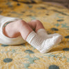 LAMINGTON  Merino Wool Baby Crew Socks - Pearl
