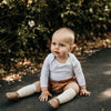 LAMINGTON Merino Wool Baby Knee-High Socks - Owl lifestyle
