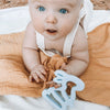 MY LITTLE GIGGLES Bunny Teether Baby Blue lifestyle