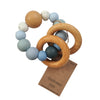 NATURE BUBZ Teether Rattle | Blue