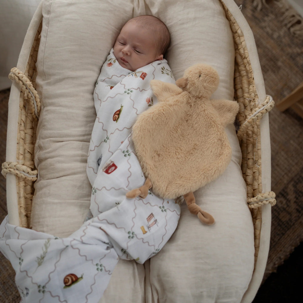 POP YA TOT Organic Muslin Swaddle - Cottage Picnic