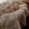 POP YA TOT Organic Muslin Swaddle - Fleur Blanche