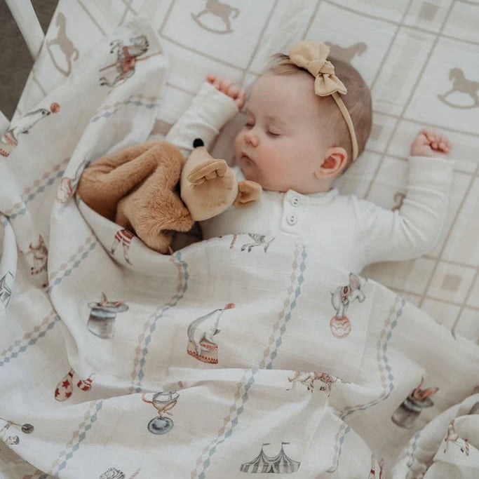 POP YA TOT Organic Muslin Swaddle - Le Cirque