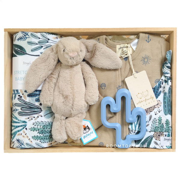 ROOM TO BLOOM Beach Bunny Baby Gift Hamper