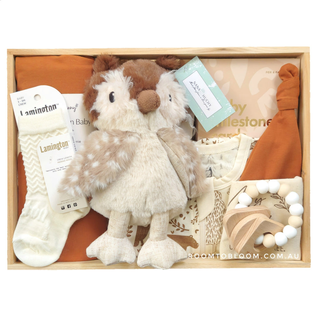 ROOM TO BLOOM Birds of Wisdom Baby Gift Hamper