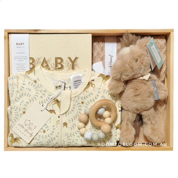 ROOM TO BLOOM Equestrian Baby Gift Hamper