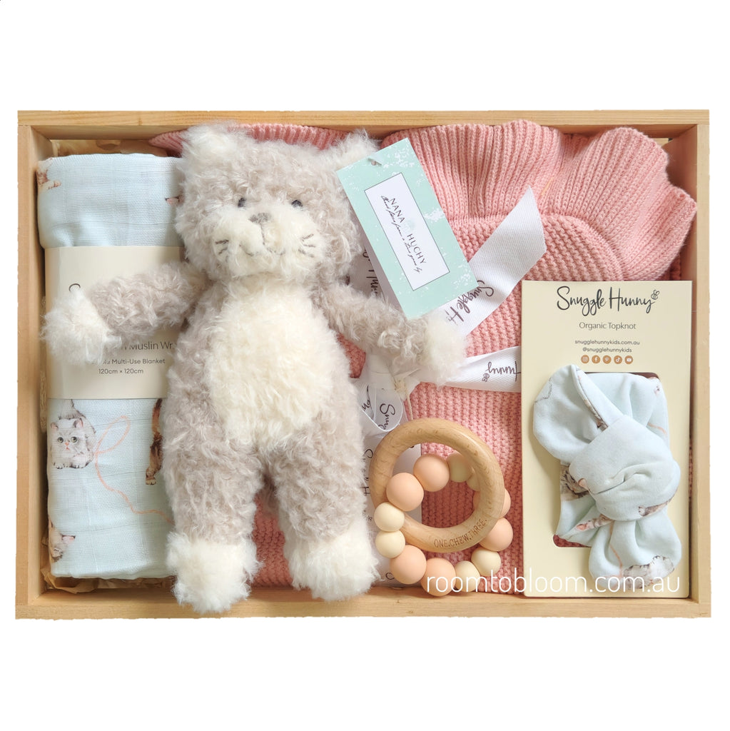 ROOM TO BLOOM Kitty Meow Baby Gift Hamper